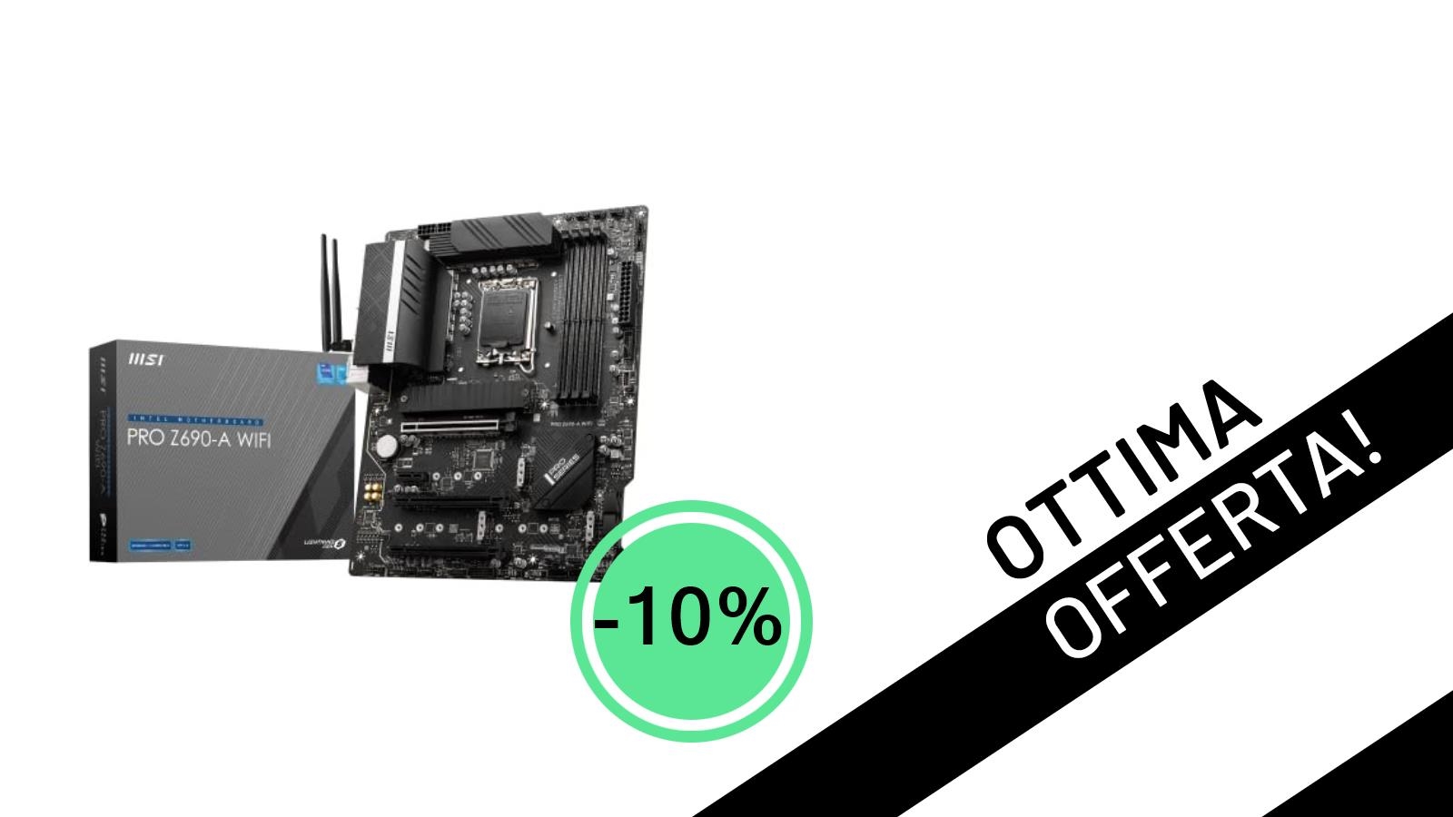 Offerta Imperdibile: la Potente MSI PRO Z690-A WIFI al suo Minimo Storico con il -10%!