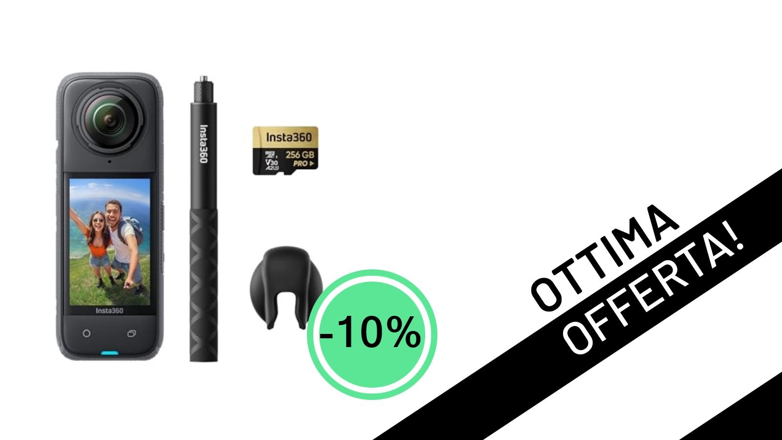 Offerta Imperdibile: Insta360 X4 Starter Pack Scontato del 10% a Soli 492€!