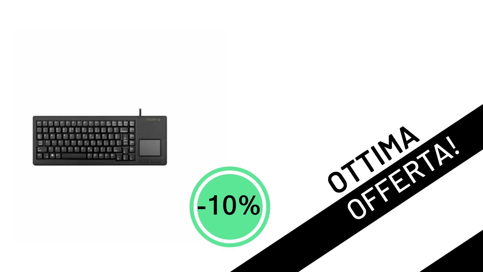 CHERRY G84-5500 XS: La Tastiera Gaming Compatta con Touchpad a un Prezzo Sbalorditivo!