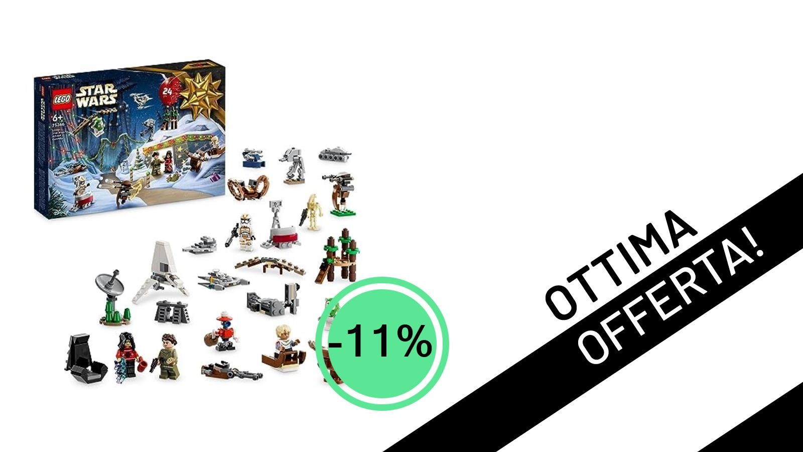 Un Natale Galattico ti Aspetta: Il Calendario dell'Avvento LEGO Star Wars 2023 in Offerta a Soli 34,00€!