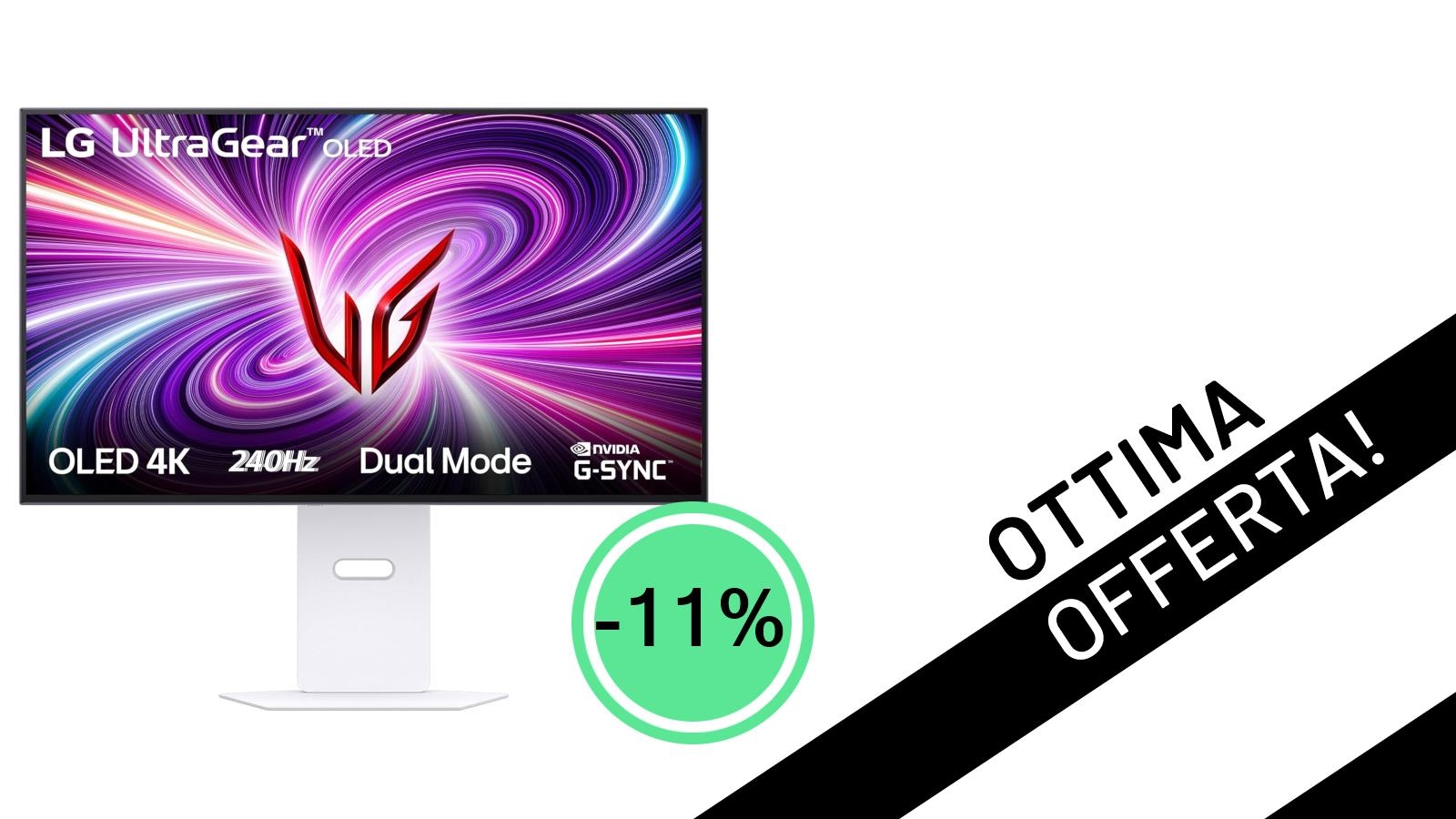 LG UltraGear OLED 32GS95UV: L'Offerta Imperdibile per il Gaming 4K a 240Hz, ora a 786,83€!