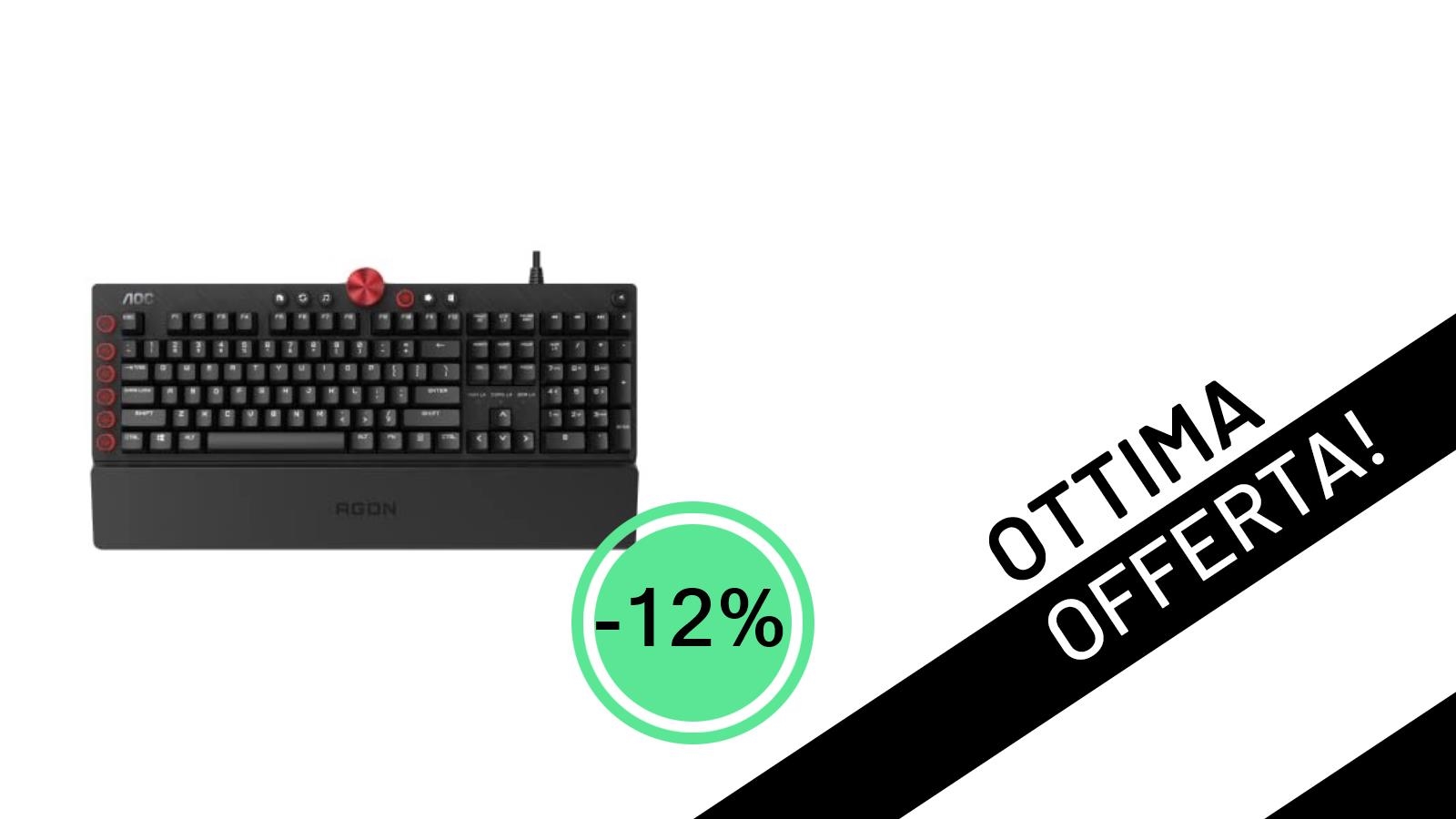 Agon by AOC AGK700: La Tastiera Gaming Definitiva Scontata del 12%!