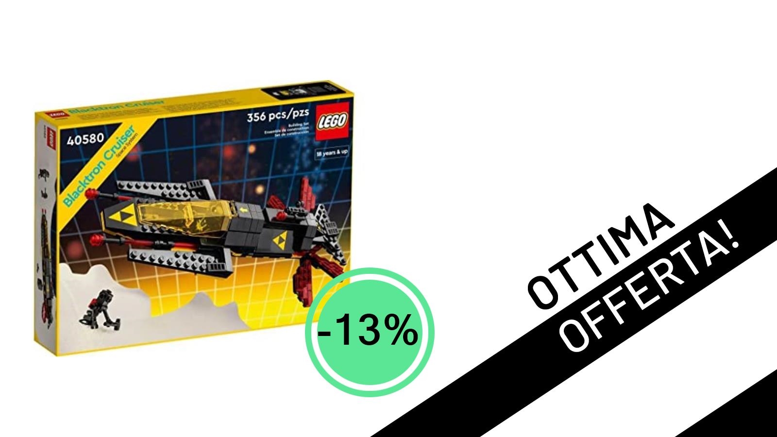 LEGO Blacktron 40580: La Nave Spaziale Iconica Torna con uno Sconto Imperdibile!