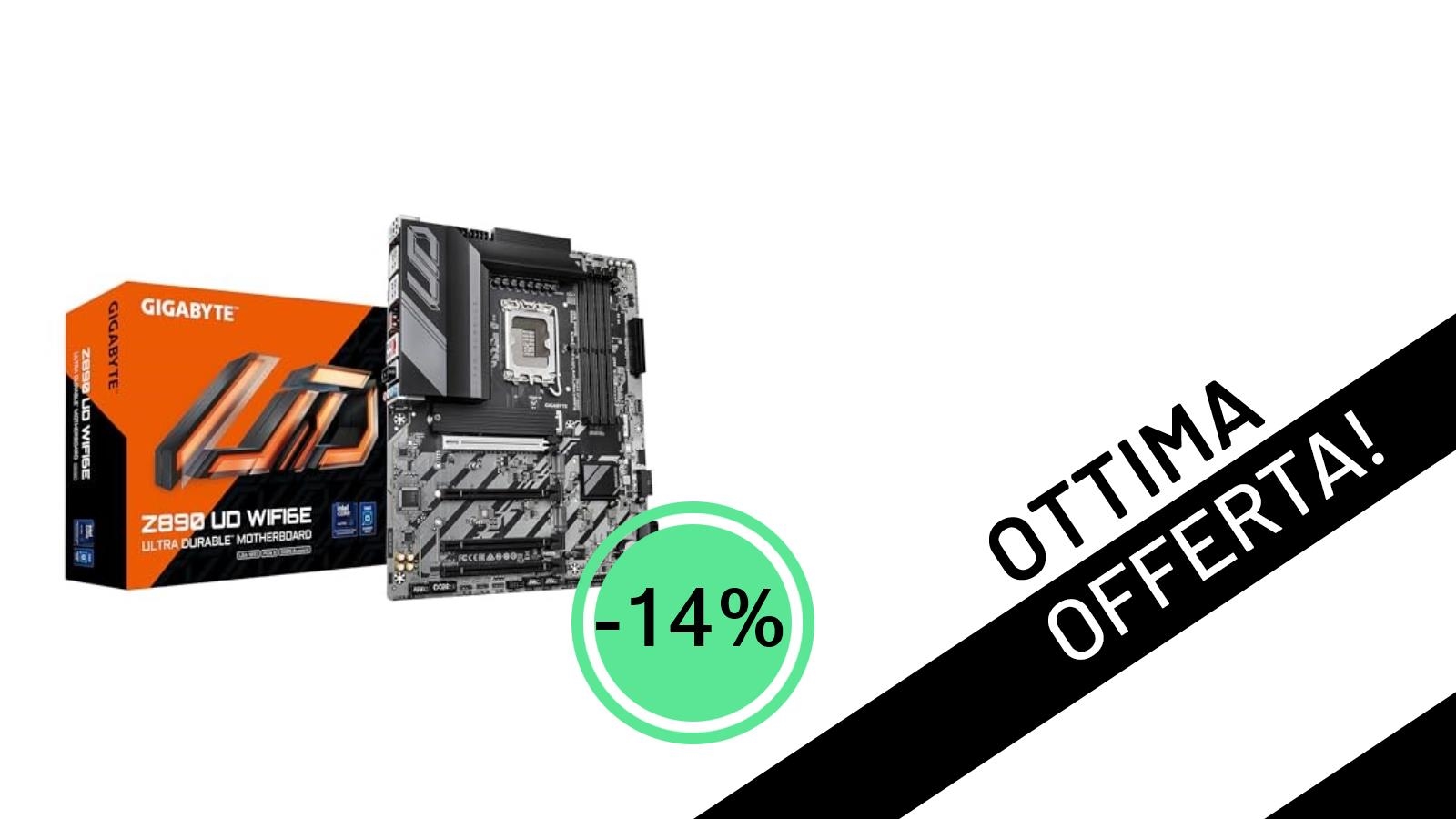GIGABYTE Z890 UD WIFI6E: la scheda madre di nuova generazione a un prezzo incredibile!