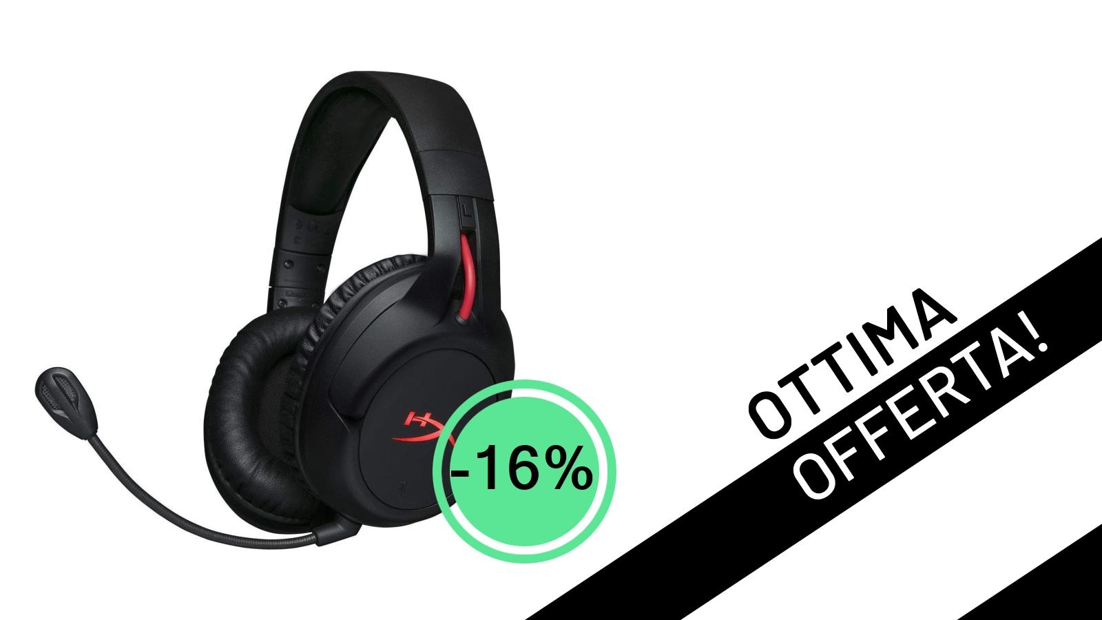 Offerta Imperdibile: HyperX Cloud Flight, le Cuffie da Gaming Wireless al Minimo Storico!