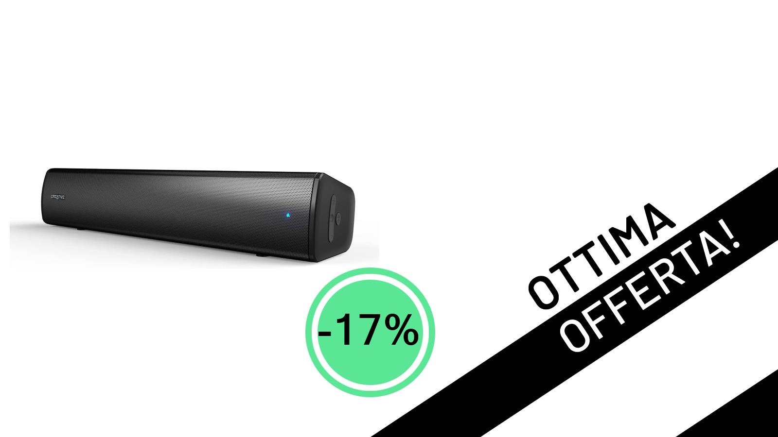 Creative Stage Air V2: L'Audio Premium Sotto-Monitor a un Prezzo Incredibile di 35,88€!