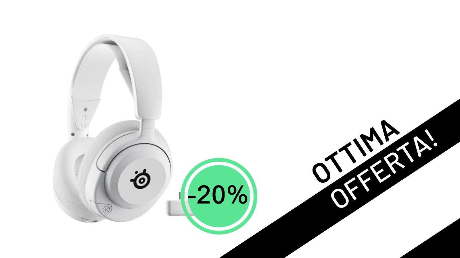 Imperdibile! Le SteelSeries Arctis Nova 5P Bianco al -20%: Audio Immersivo per PS5 e PC a Soli 119,99€