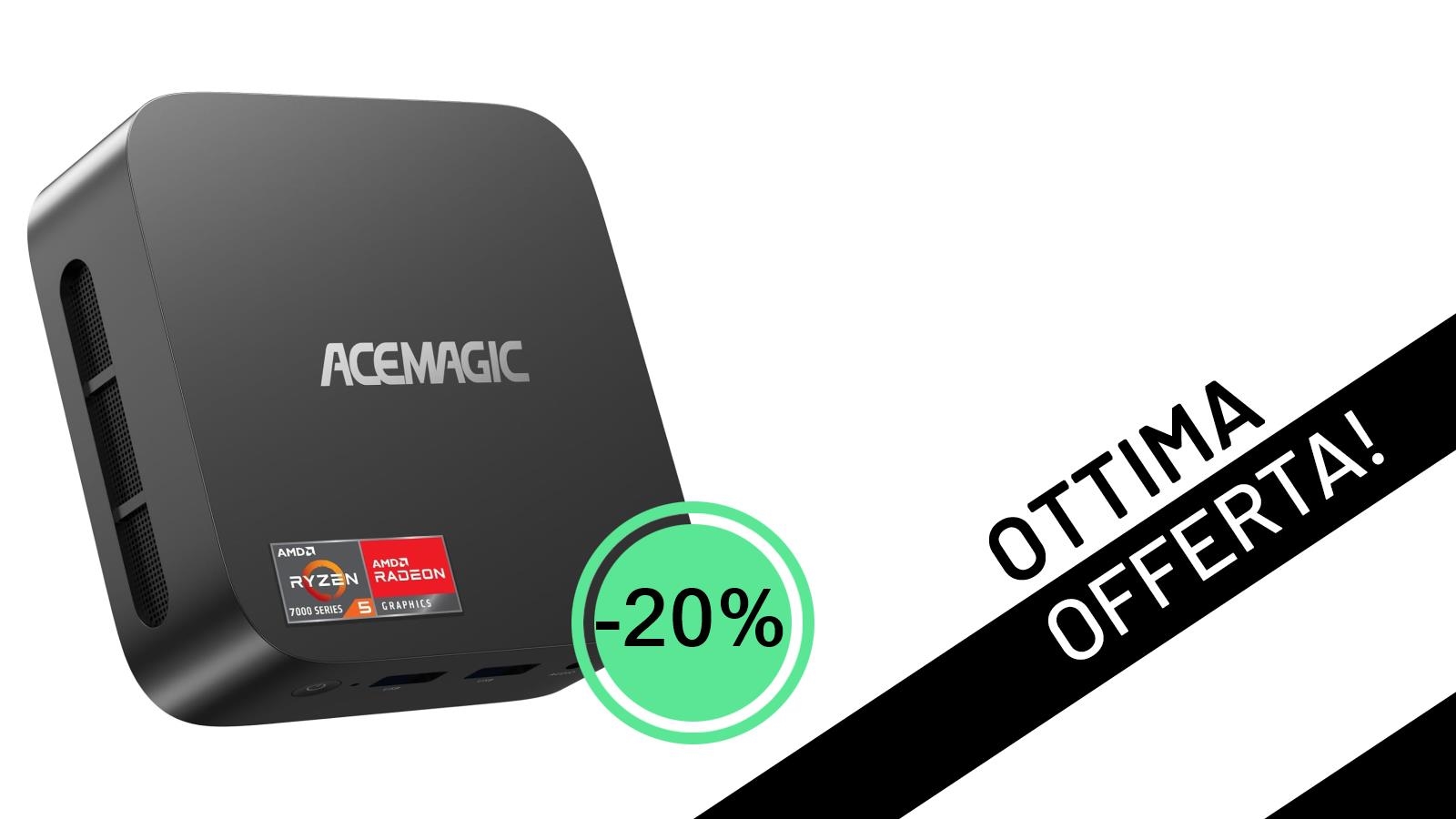 ACEMAGIC Kron Mini K1: Il Mini PC Potente che non ti Aspetti, Ora al Minimo Storico con il 20% di Sconto!