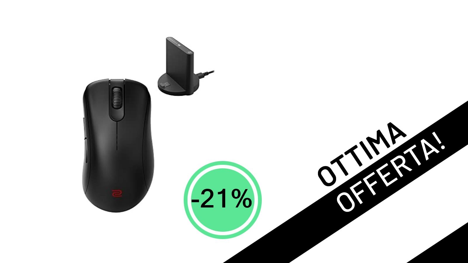 BenQ ZOWIE EC3-CW: Il Mouse Wireless da Esports al Minimo Storico con uno Sconto del -21%!