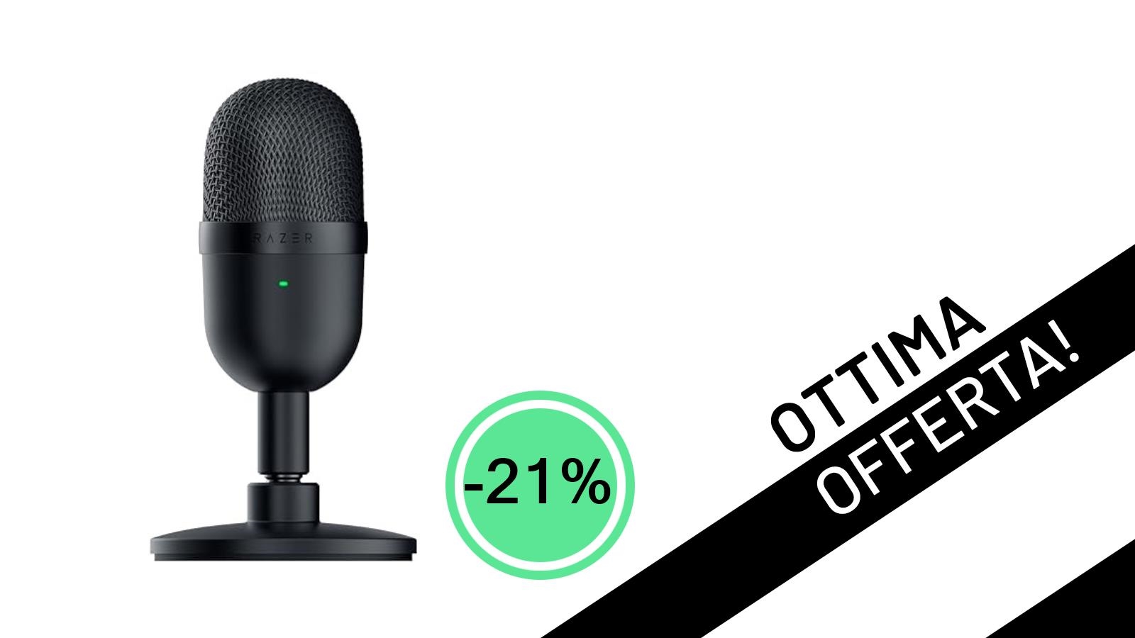 Offerta Imperdibile: Il Microfono Razer Seiren Mini Super-Compatto per lo Streaming a un Prezzo Mai Visto!