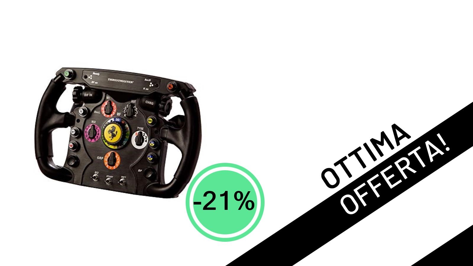 Sconto Imperdibile: Il Volante Thrustmaster Ferrari F1 Add-On al -21%, Solo 157,99€!