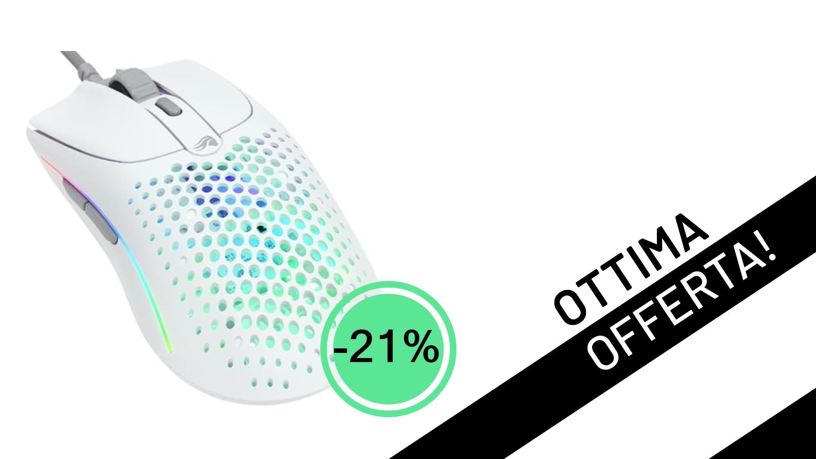 Glorious Gaming Model O 2: L'Ultraleggero da 59g in offerta a soli 54,99€!