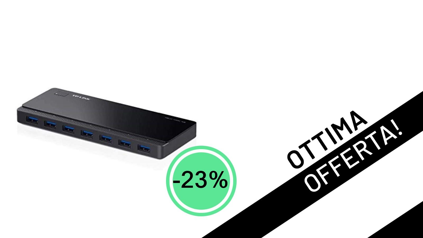 TP-Link UH700: L'Hub USB 3.0 a 7 Porte che rivoluziona la tua postazione, ora al -23%!