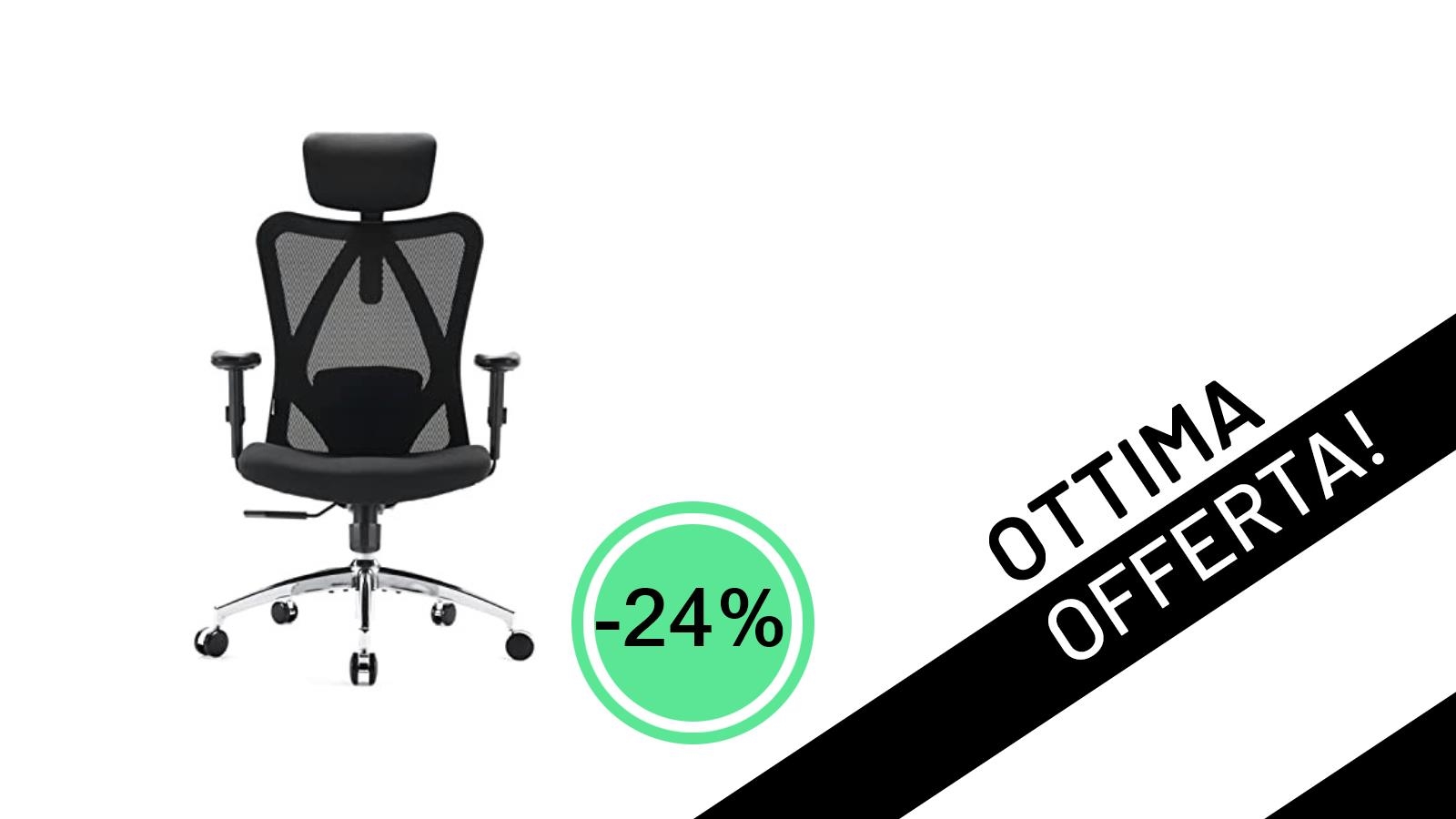 Sedia Gaming Ergonomica SIHOO M18: Comfort e Stile in Offerta Imperdibile a soli 151,99€!