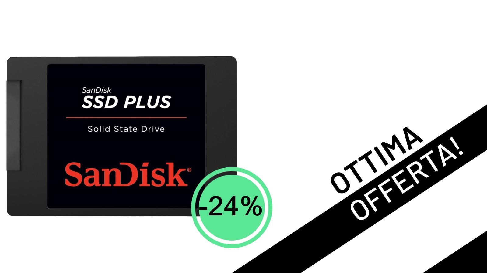Velocità al tuo servizio: SanDisk SSD Plus 250GB in offerta imperdibile!