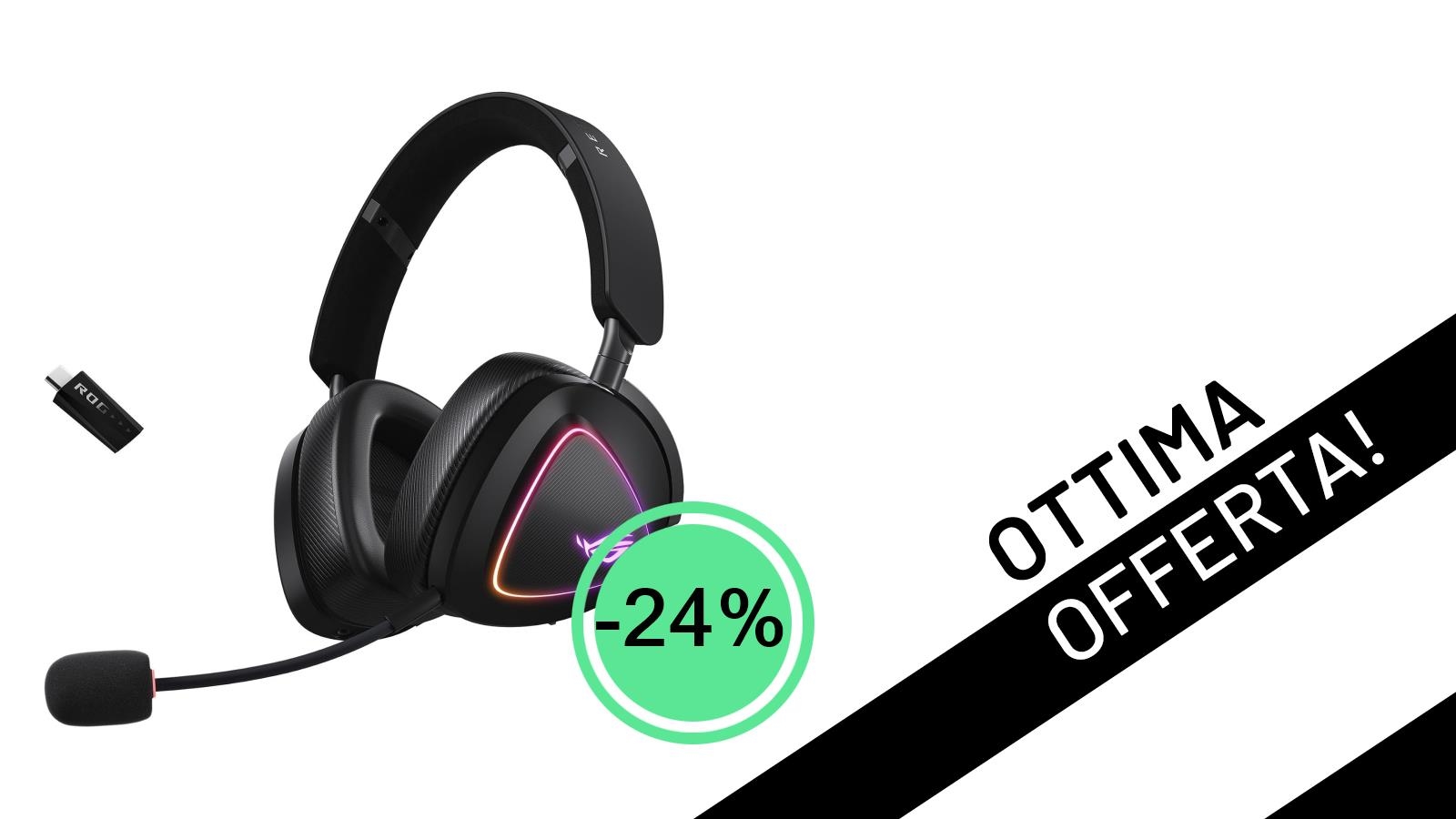 ASUS ROG DELTA II: Le Cuffie Gaming Supreme Scontate del 24% – Solo 197,71€!