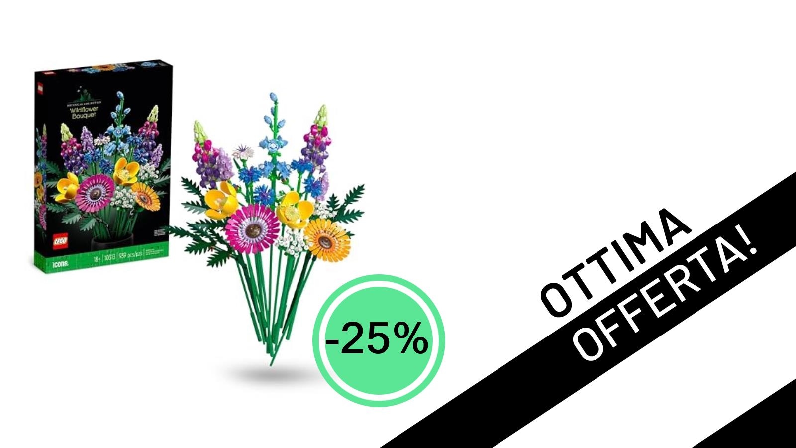 L'incantevole Bouquet LEGO Botanicals è tuo con uno sconto del 25%: un'offerta da non perdere!