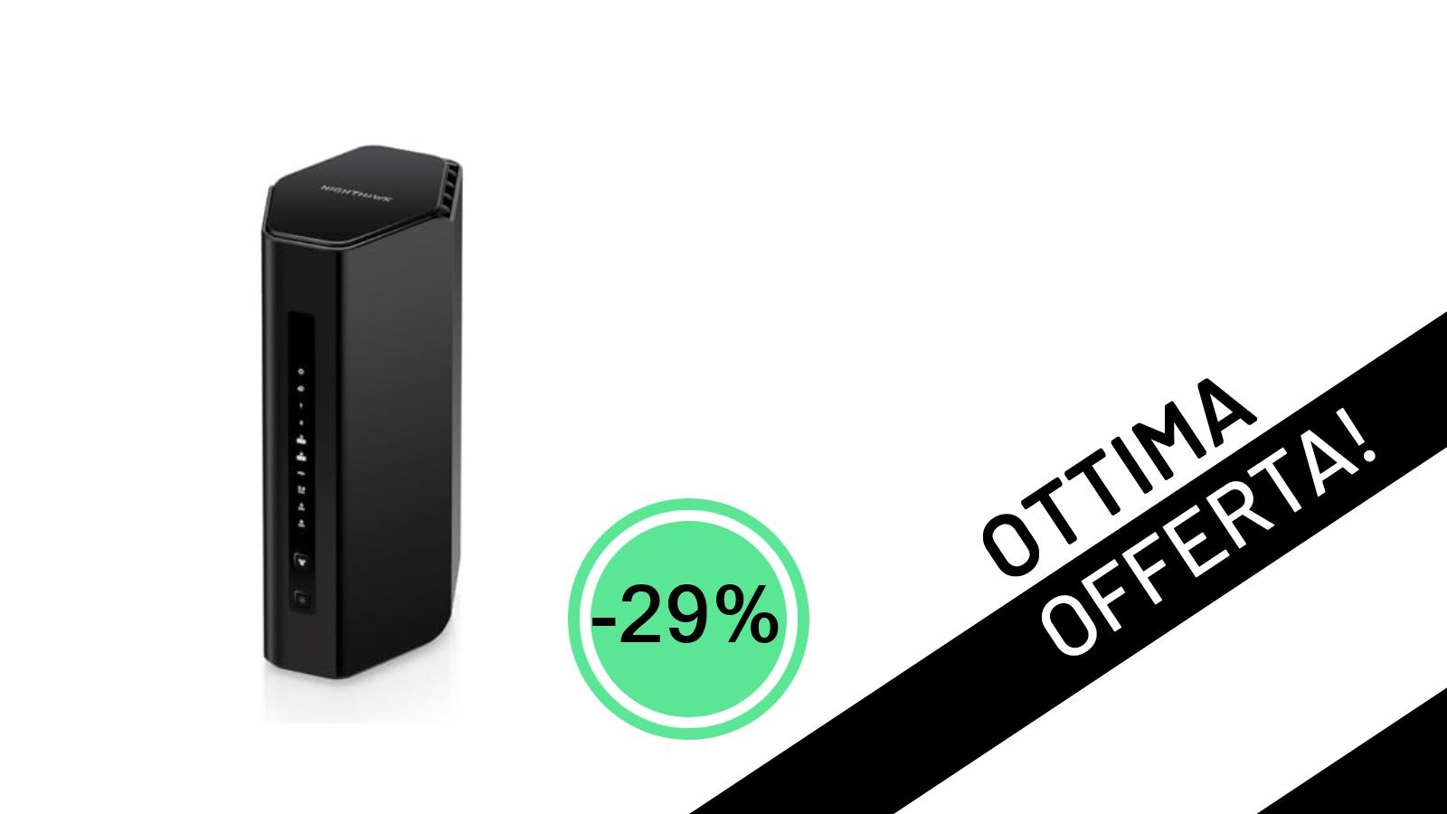 Offerta Imperdibile: NETGEAR Nighthawk WiFi 7 (RS300) Scontato del 29% a Soli 249,99€!