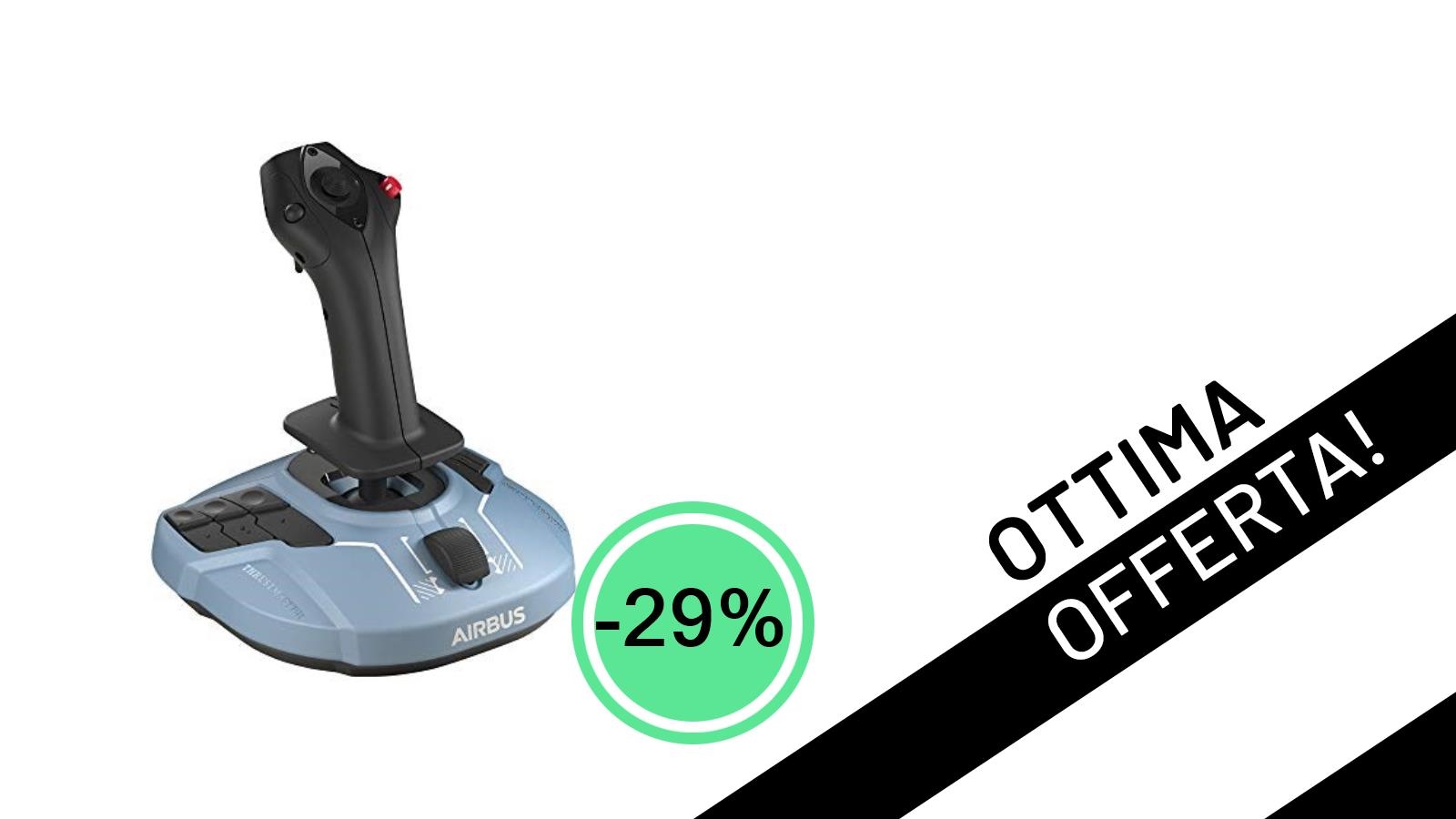 Thrustmaster TCA Sidestick Airbus Edition: L'Immersione nel Volo Virtuale a un Prezzo Irripetibile (-29%)!
