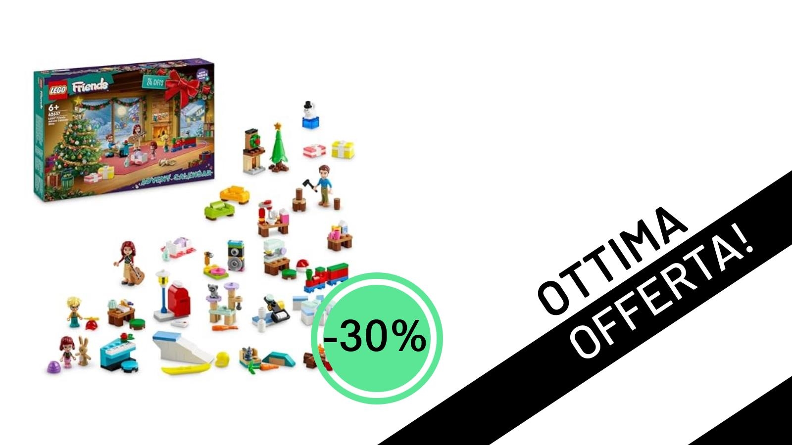 Offerta Lampo: Il Calendario dell'Avvento LEGO Friends 2024 Scende a Soli 18,89€!