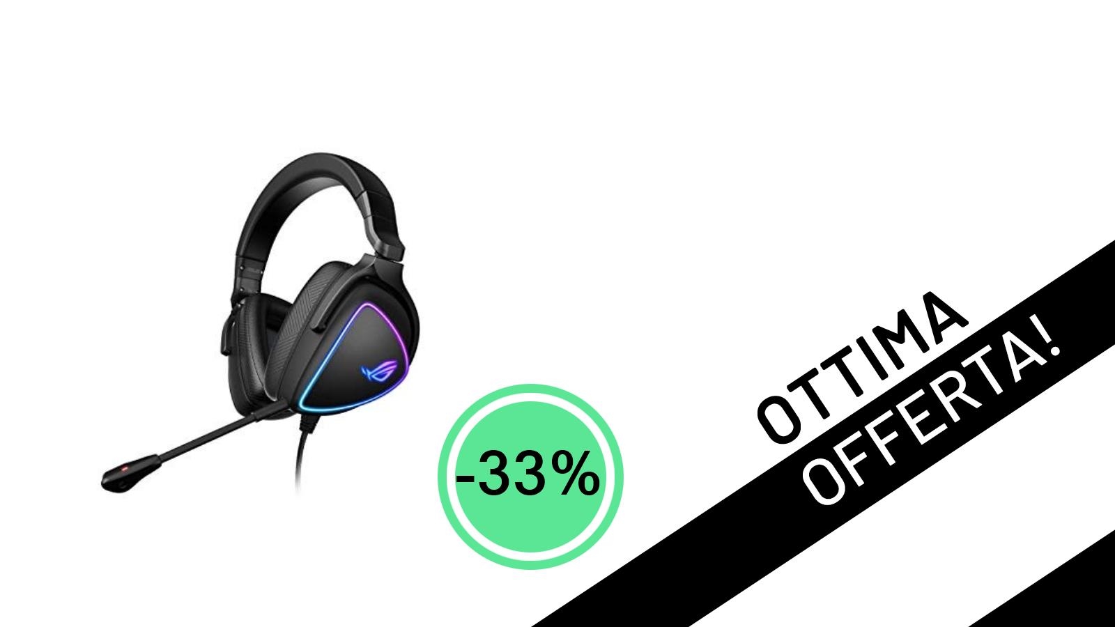 Le Cuffie ASUS ROG Delta S sono in offerta imperdibile: il gaming non è mai stato così immersivo a questo prezzo!