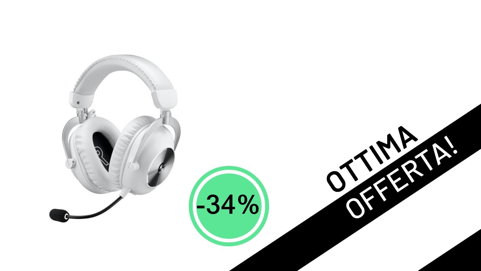 Immergiti nel Gioco: Le Cuffie Logitech G PRO X2 Lightspeed Scontate del -34% a Soli 177,00€!