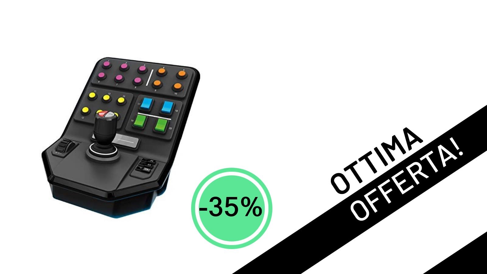 L'offerta che aspettavi: Logitech G Saitek Farm Sim Panel Controller a soli 109,99€!