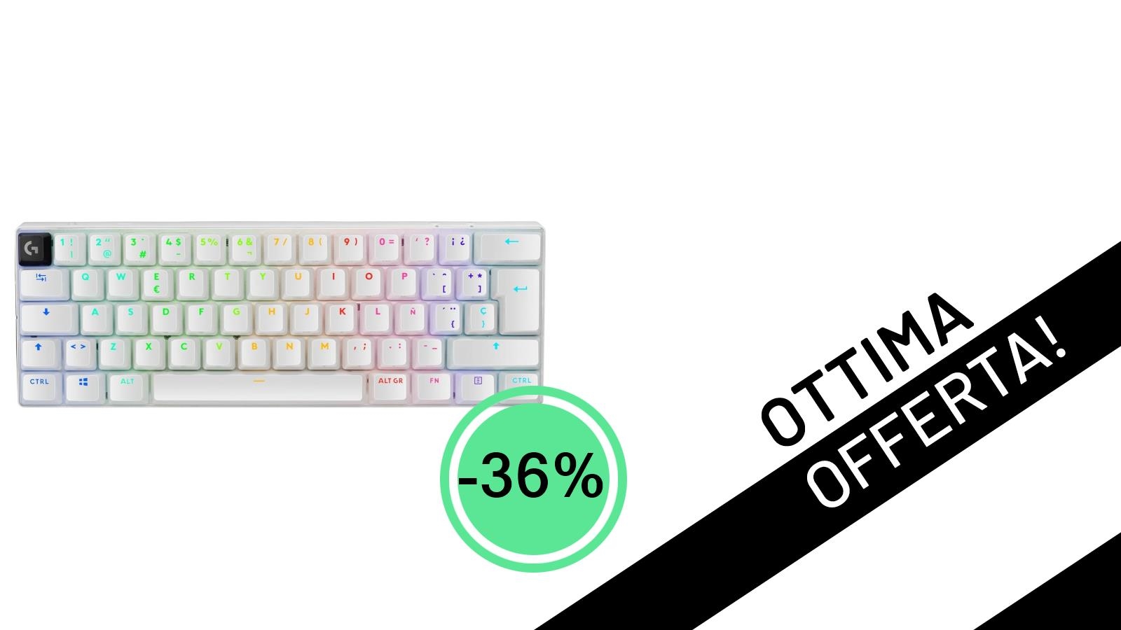 Logitech G PRO X 60 LIGHTSPEED: La Tastiera Gaming Definitiva Scontata del -36%!
