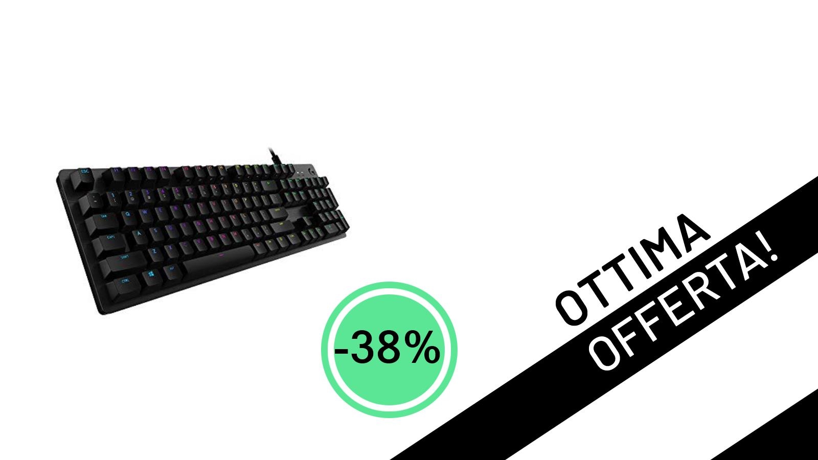 Logitech G512 Gaming: L'Offerta che Stavi Aspettando con il 38% di Sconto!