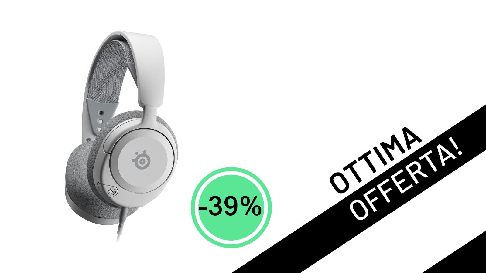 Un Affare da URLO: Le Cuffie SteelSeries Arctis Nova 1 crollano a soli 42,49€ con uno Sconto del -39%!