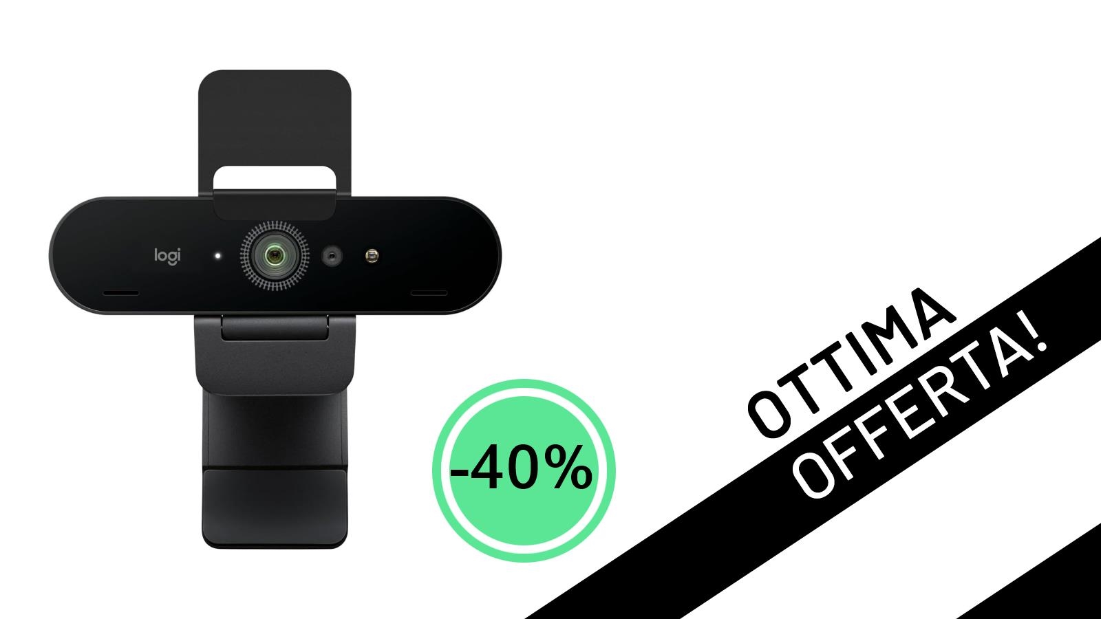 Logitech Brio 4K: La Webcam Premium per Business Ora a Soli 112,99€ con il -40%