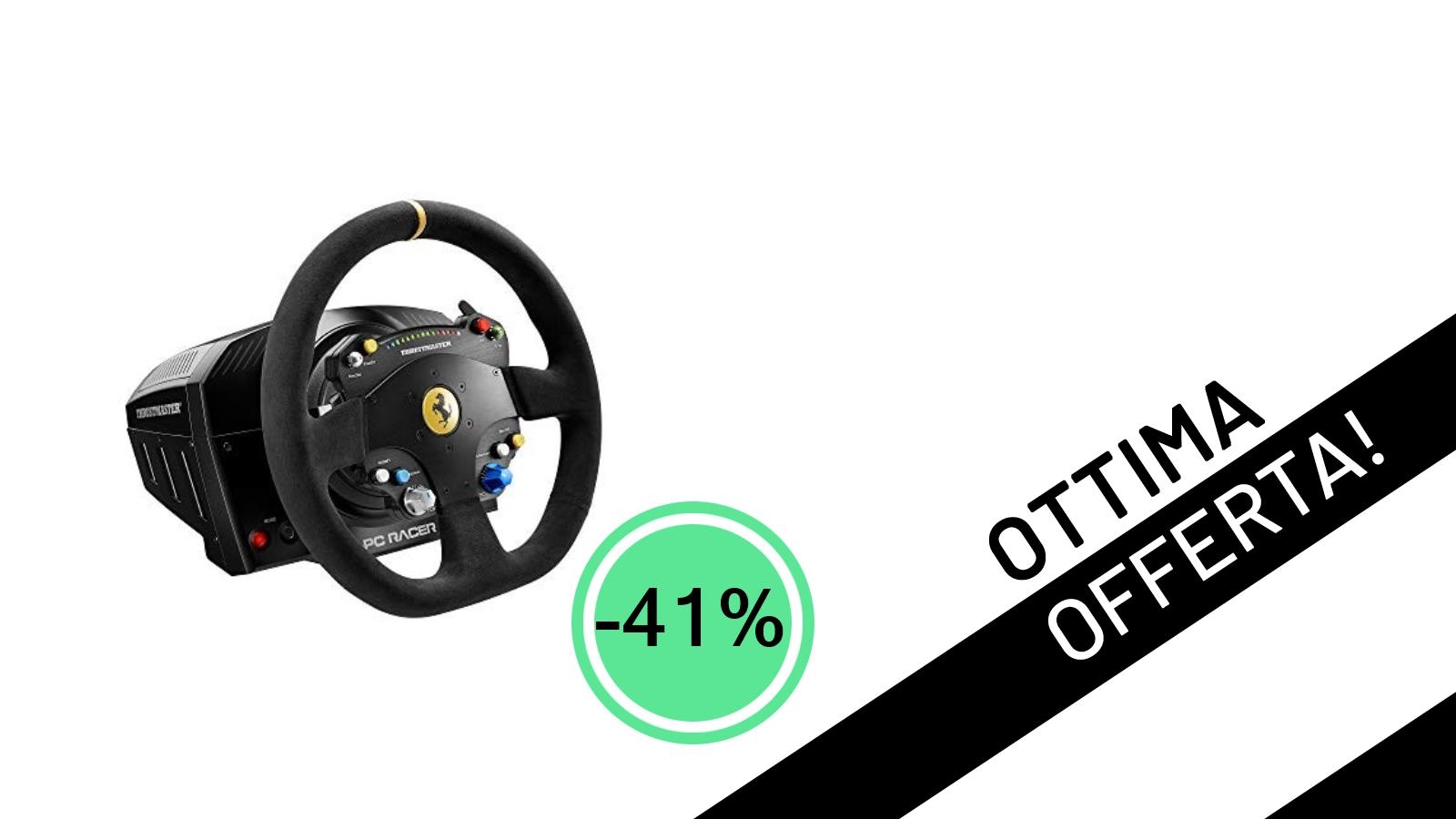 Sfreccia in pista con il Thrustmaster TS-PC Racer Ferrari 488 Challenge Edition: Sconto del -41%!