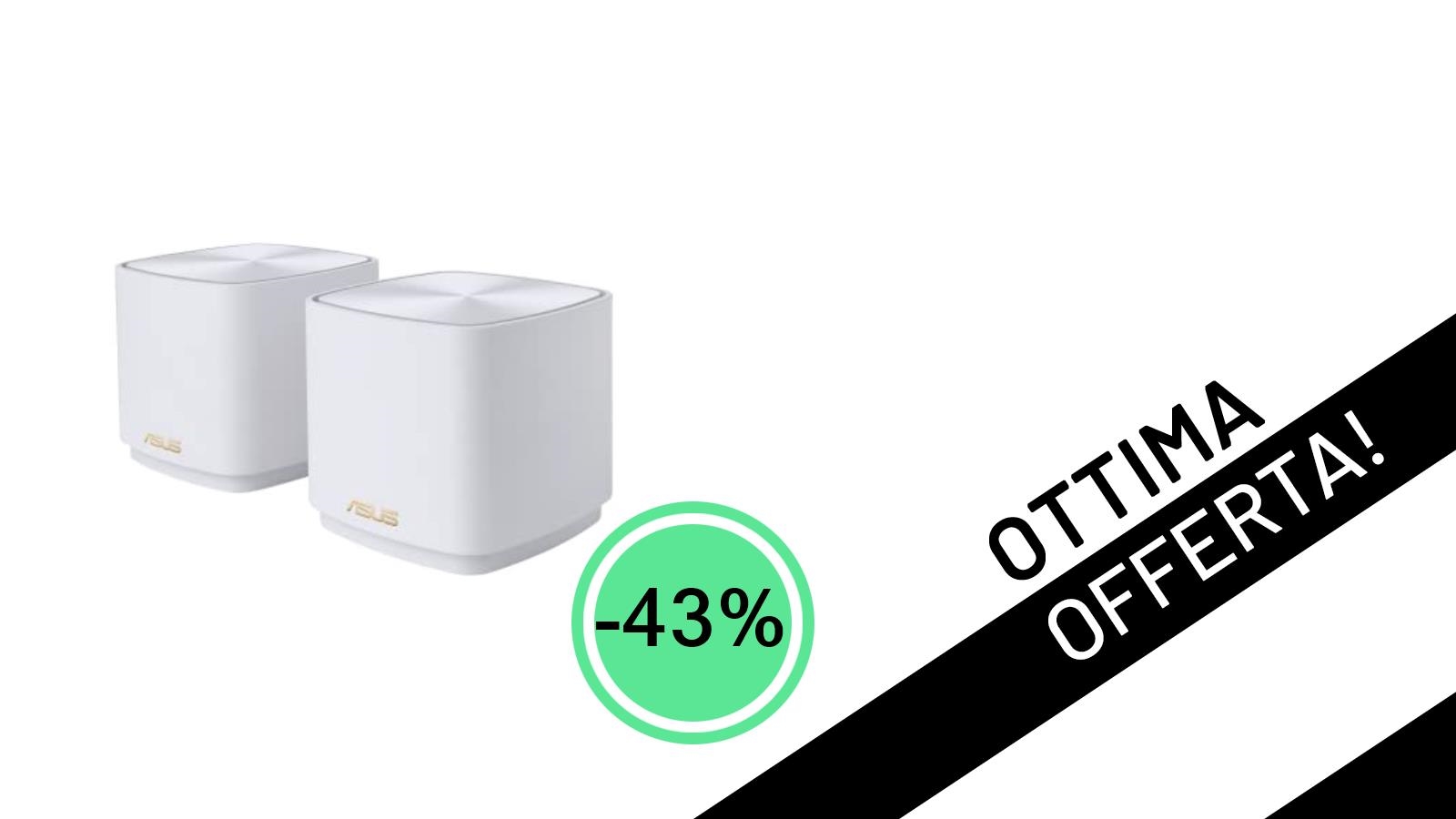 ASUS ZenWiFi AX Mini XD4: Rivoluziona il tuo Wi-Fi con il 43% di sconto!
