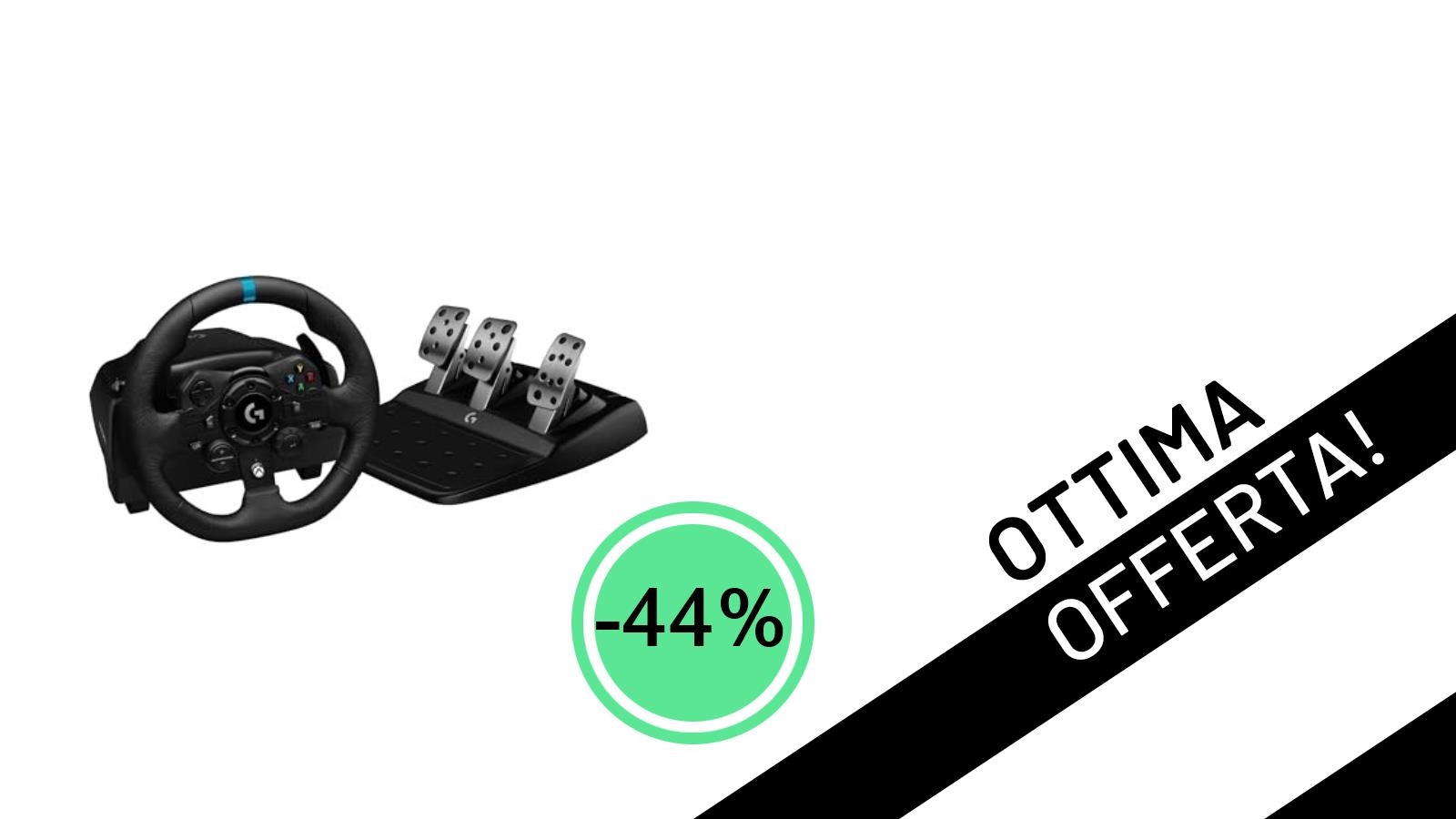 Sconto Pazzesco: il Volante Logitech G G923 TRUEFORCE per Xbox e PC crolla a soli 245,99€ con un -44%!