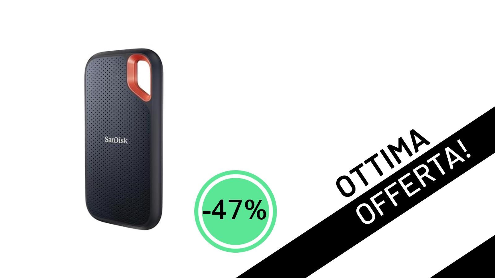 SanDisk Extreme SSD 4TB: L'Unità Portatile NVMe con Sconto del -47% da Non Perdere!
