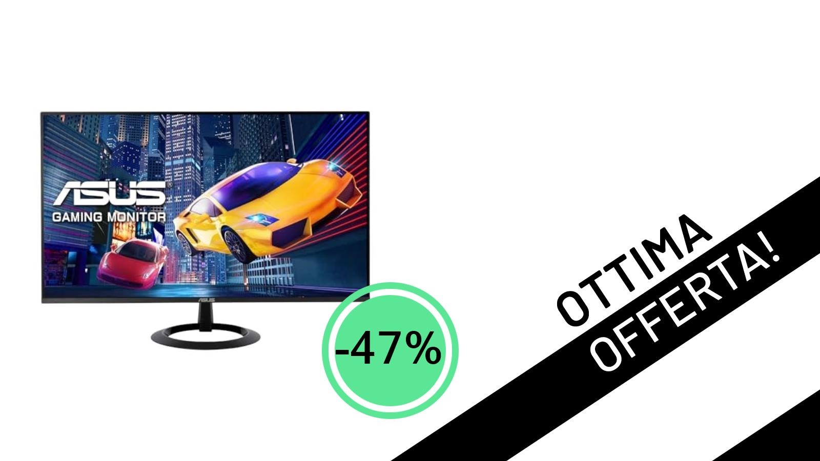 ASUS VZ24EHF: Il Monitor Eye Care Gaming Full HD a Meno di 80€ con Sconto Shock del 47%!