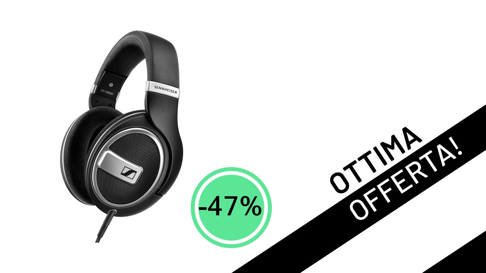 Sennheiser HD 599: L'Icona del Suono Aperto in Offerta Shock a soli 89,99€ su Amazon!