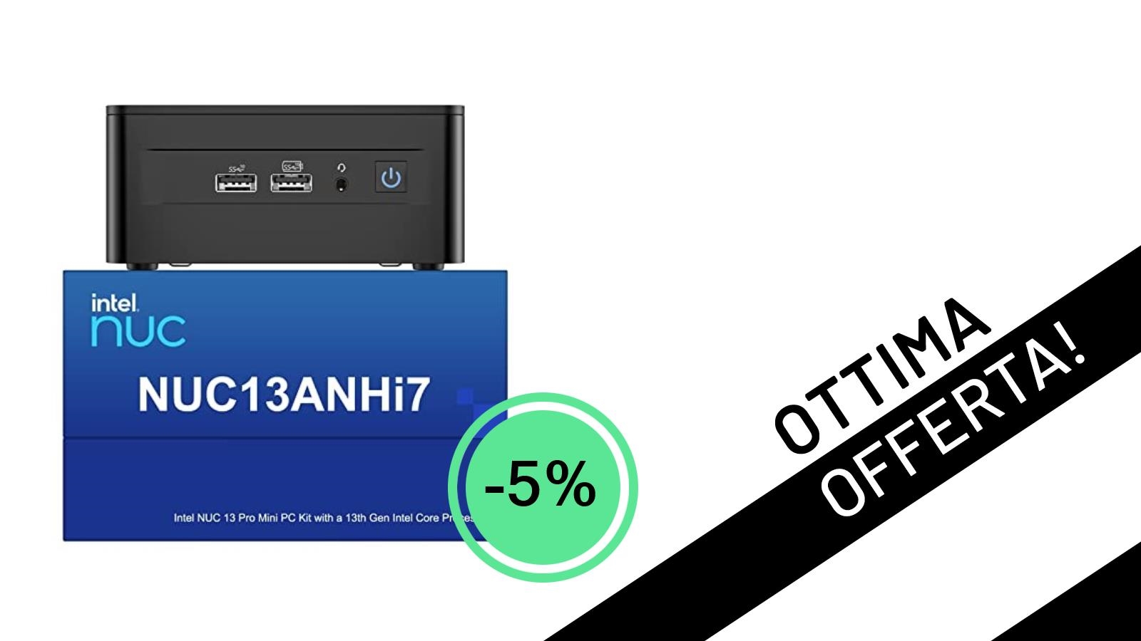 L'Intel NUC 13 Pro Arena Canyon di GEEK+ è in offerta: un mini PC potente a un prezzo imperdibile!