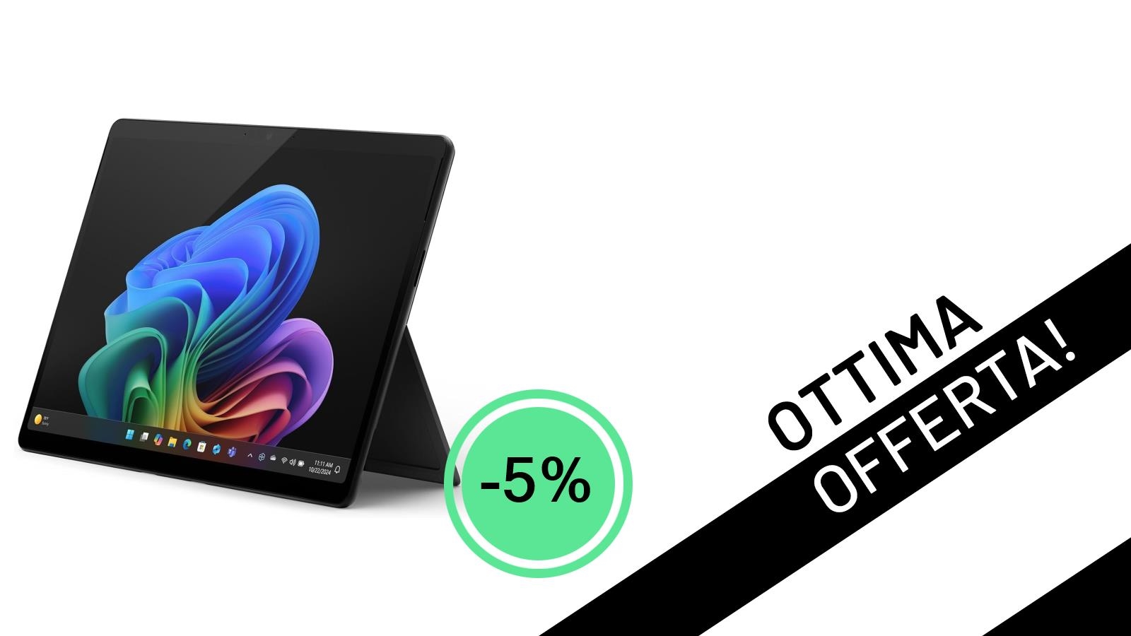 Offerta Imperdibile su Amazon: Microsoft Surface Pro (11ª Edizione) con Snapdragon X Elite a 989,99€!