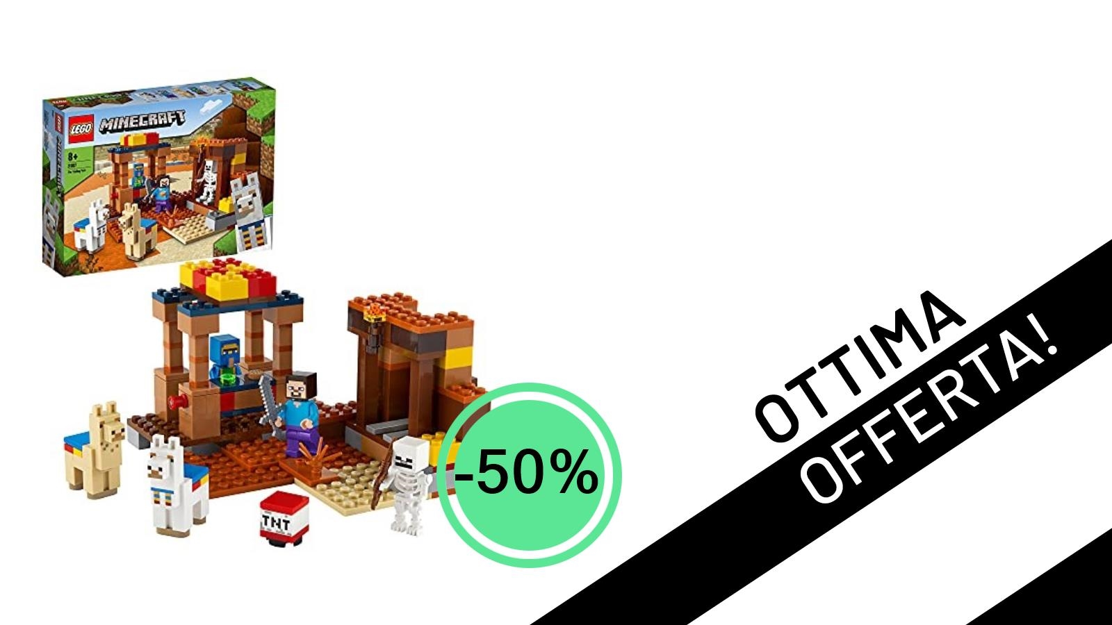 Affare Imperdibile: LEGO 21167 Minecraft Il Trading Post a Metà Prezzo!