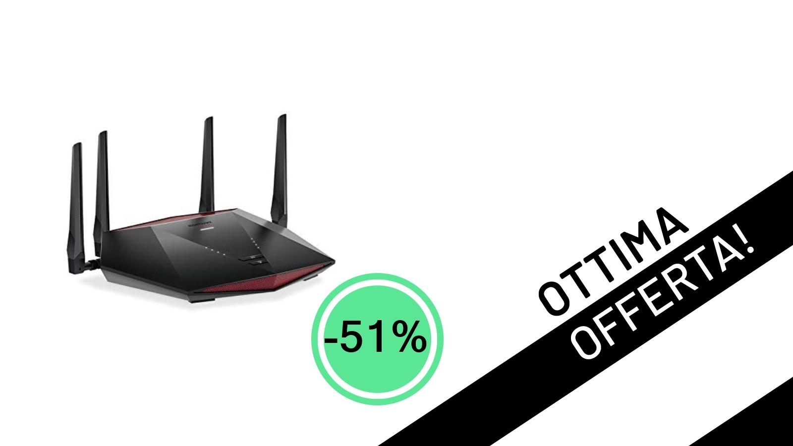NETGEAR Nighthawk XR1000: il router gaming definitivo con uno sconto pazzesco del 51%!
