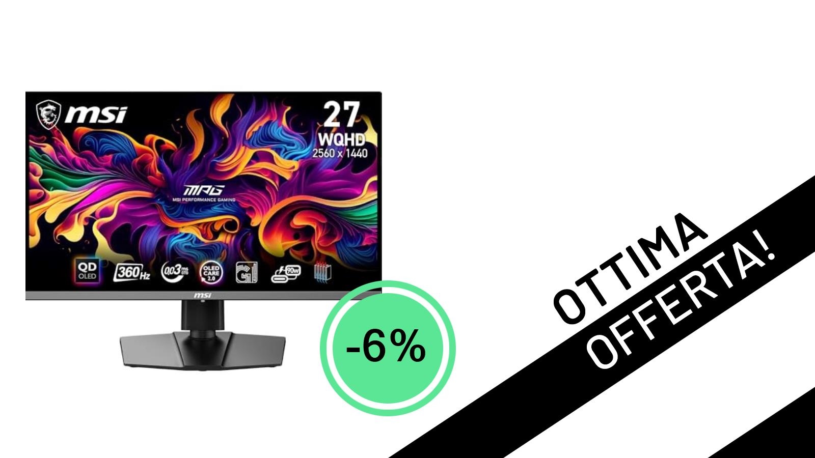 Offerta Esclusiva: Il Monitor Gaming MSI QD-OLED 360Hz a un Prezzo Sbalorditivo!