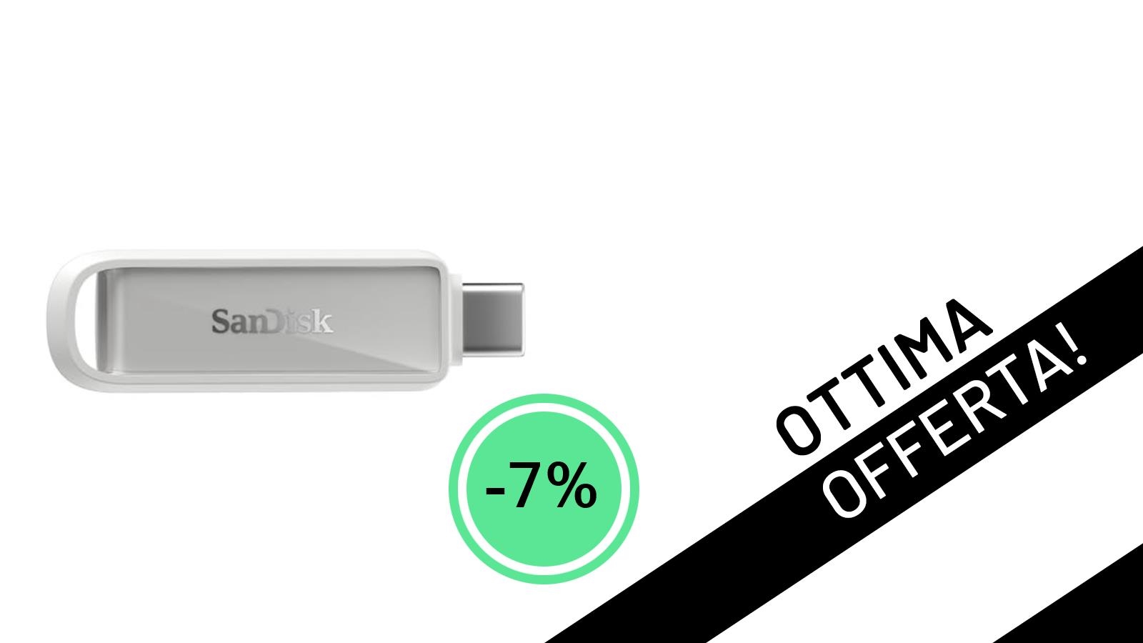 SanDisk USB-C 128GB in Offerta: Velocità, Backup e Recupero Dati a 72,56€!