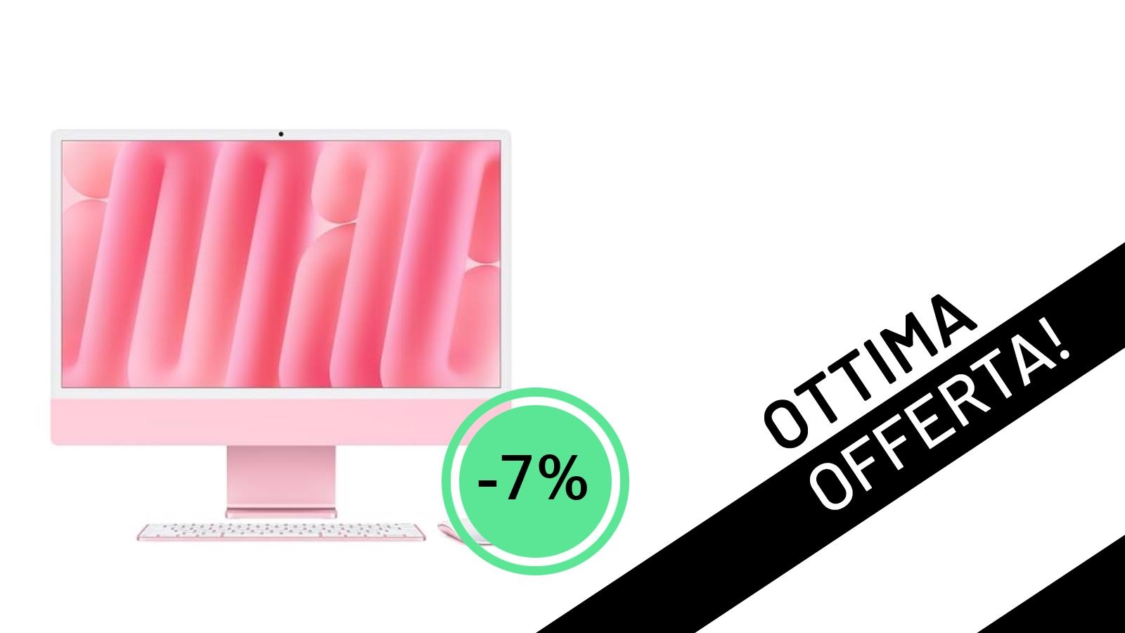 Apple iMac M4 Rosa: Un'Offerta Irripetibile sul Desktop All-in-One da Sogno!