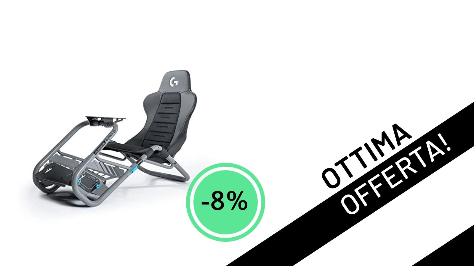 L'Imbattibile Playseat Trophy Logitech G Edition: La Postazione Sim Racing al Minimo Storico con Sconto dell'8%!