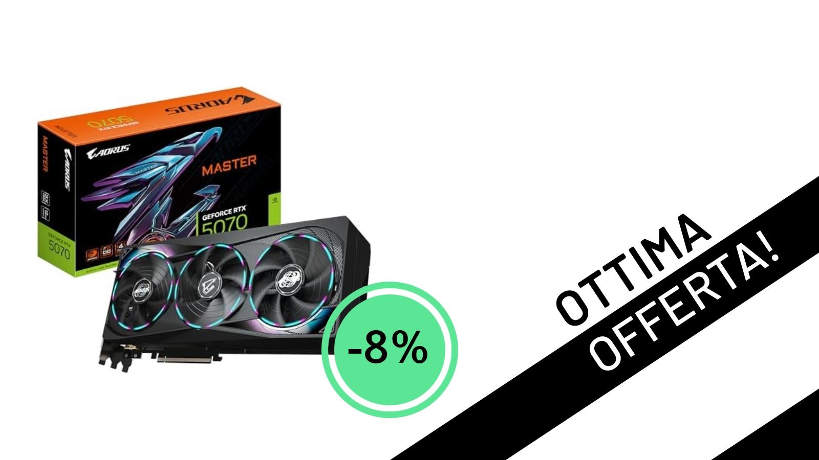 Offerta Imperdibile: Gigabyte AORUS RTX 5070 MASTER 12G, Potenza al Top con uno Sconto da Non Perdere!