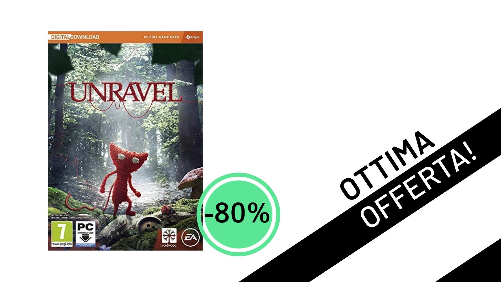 Unravel a soli 4,02€: l'emozionante avventura Electronic Arts con l'80% di sconto!
