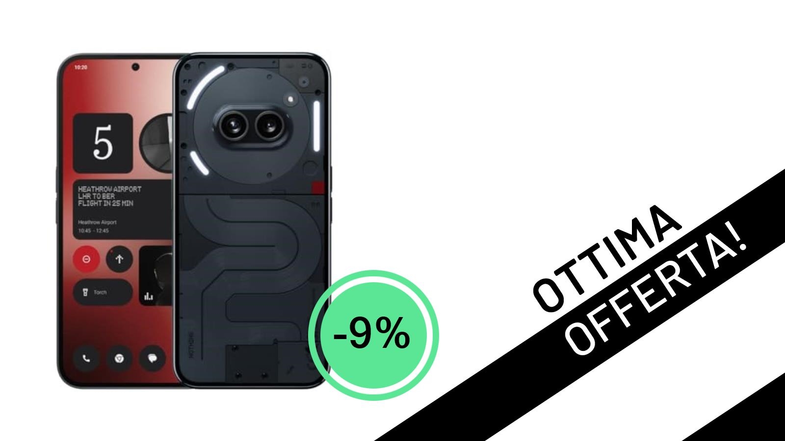 Nothing Phone (2a): L'Innovazione a Portata di Mano con uno Sconto del 9% a Soli 318,58€!
